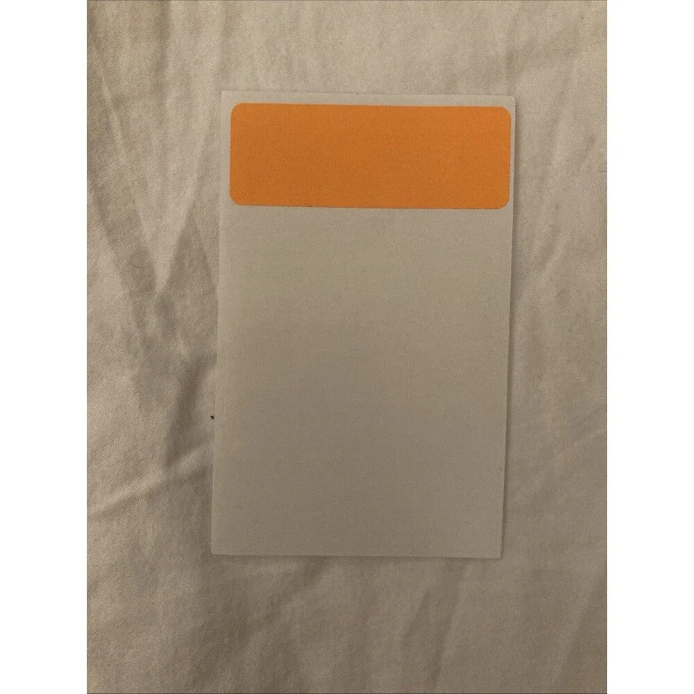Unbranded Neon Colored Labels | Multicolor | 6 Labels